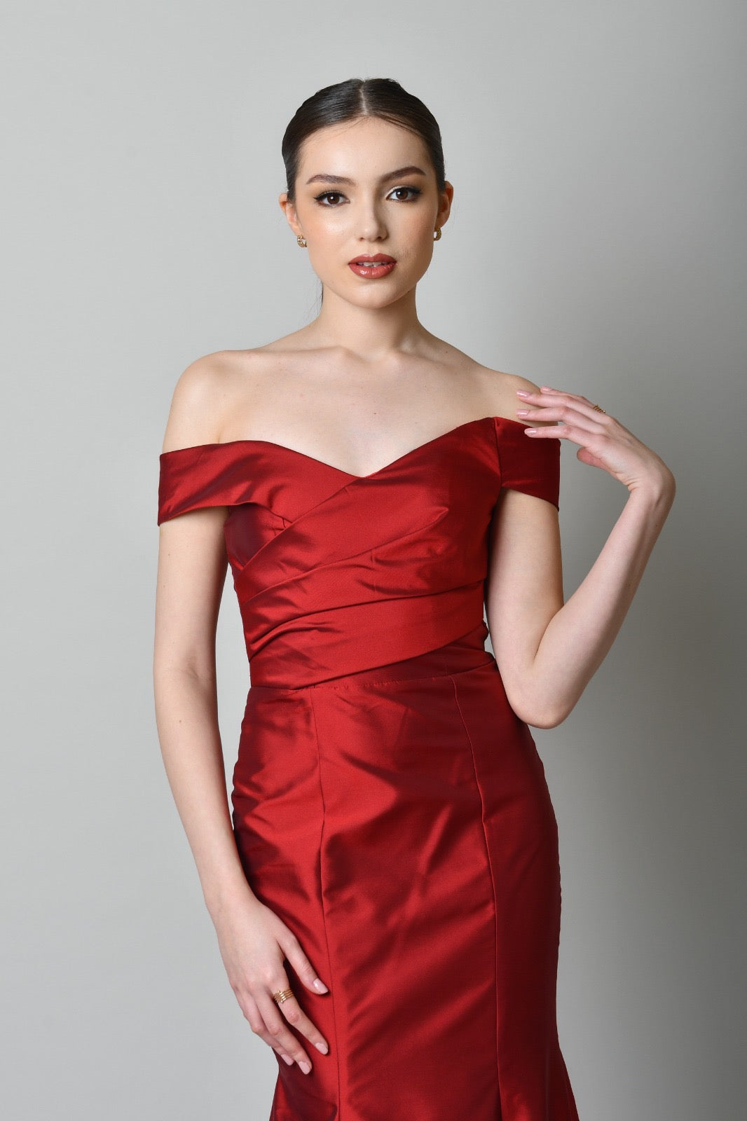 Rosmary Wine Dress