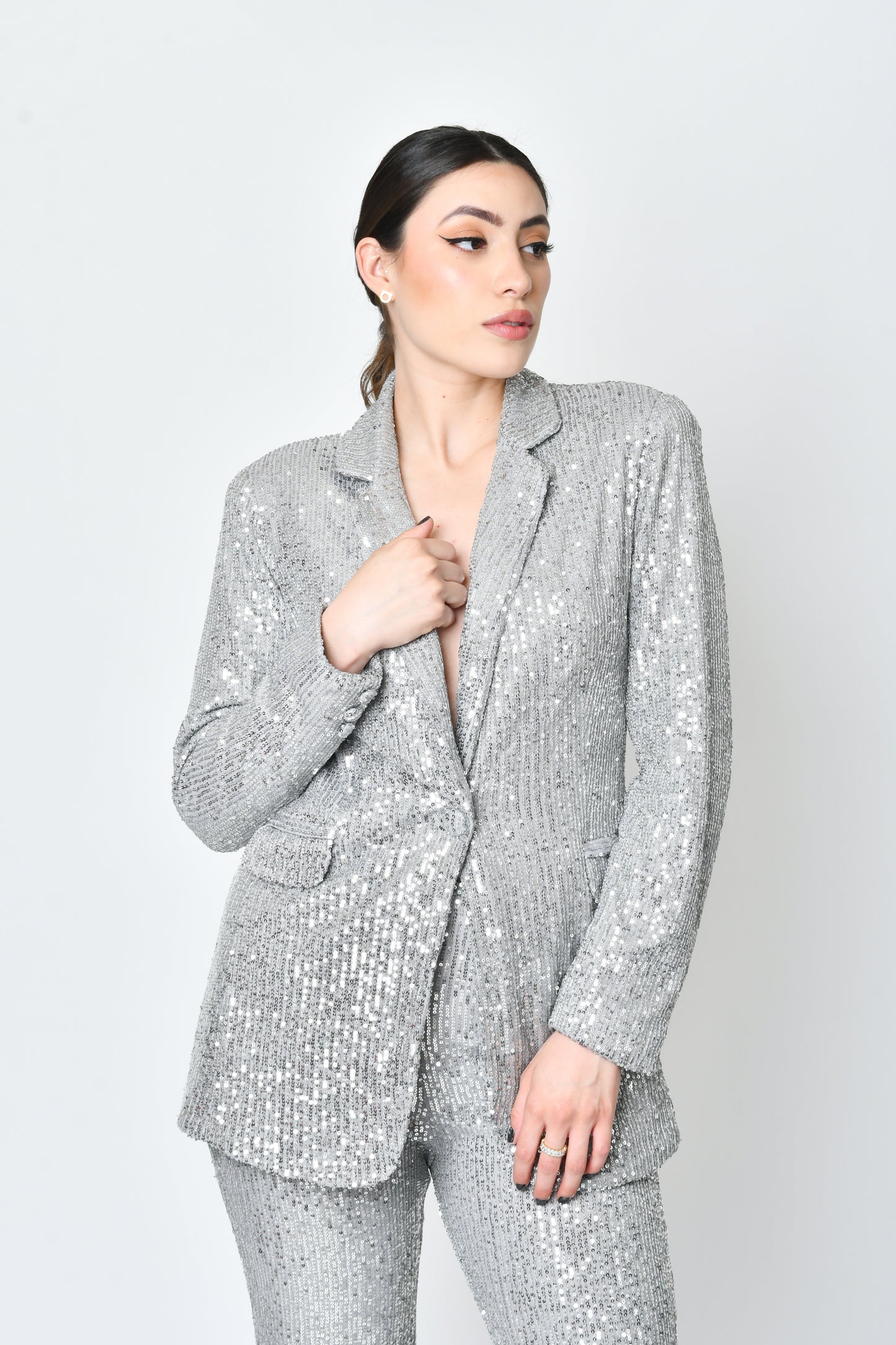 Hanna Silver Suit