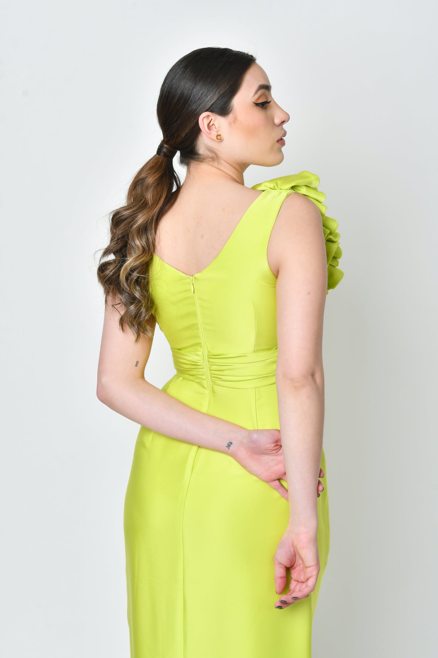 Lucinda Lime Dress