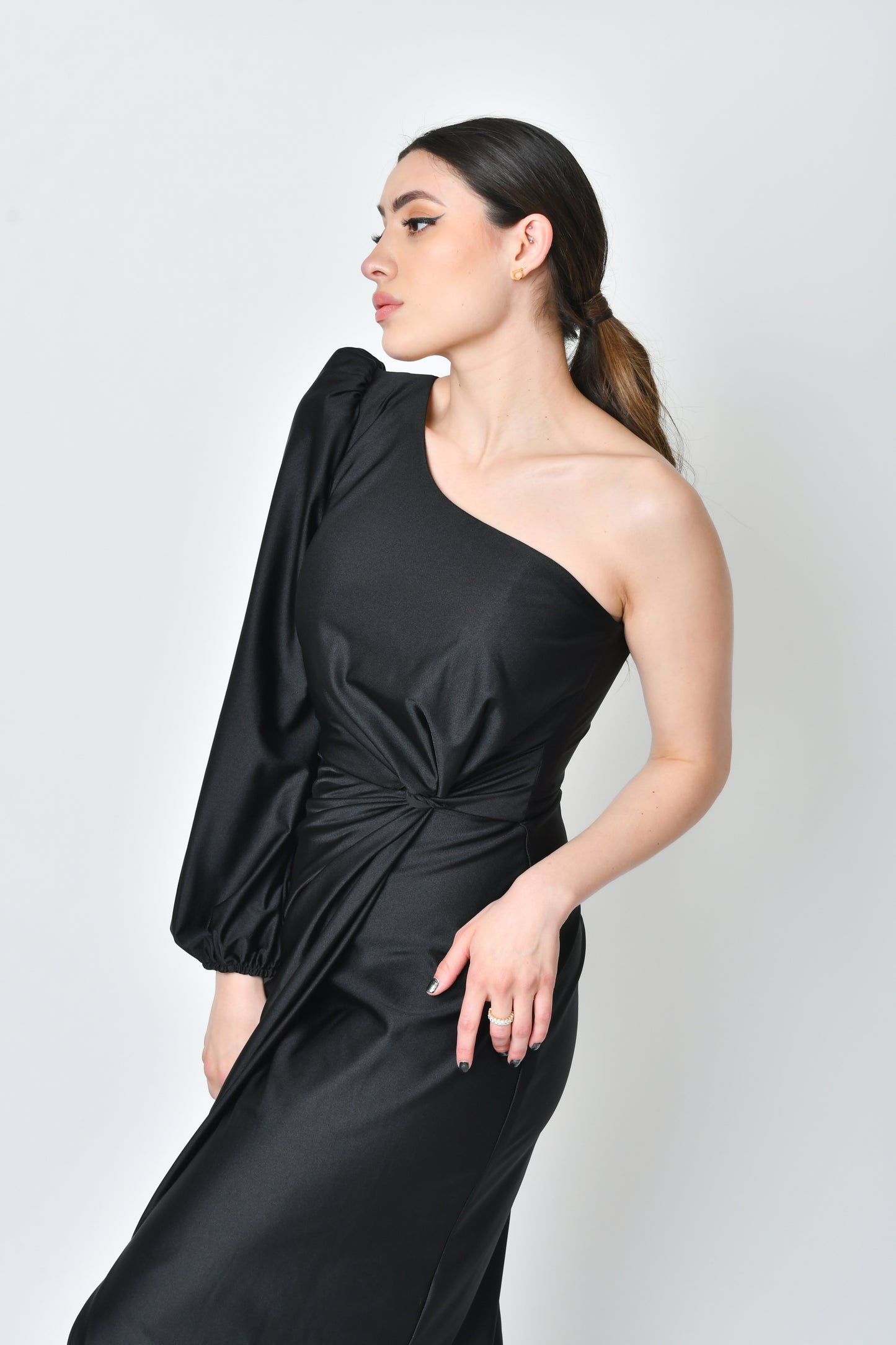 Alina Black Dress