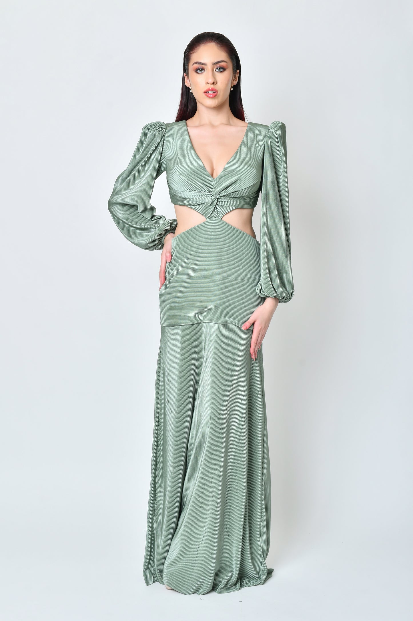 Carmina Green Dress