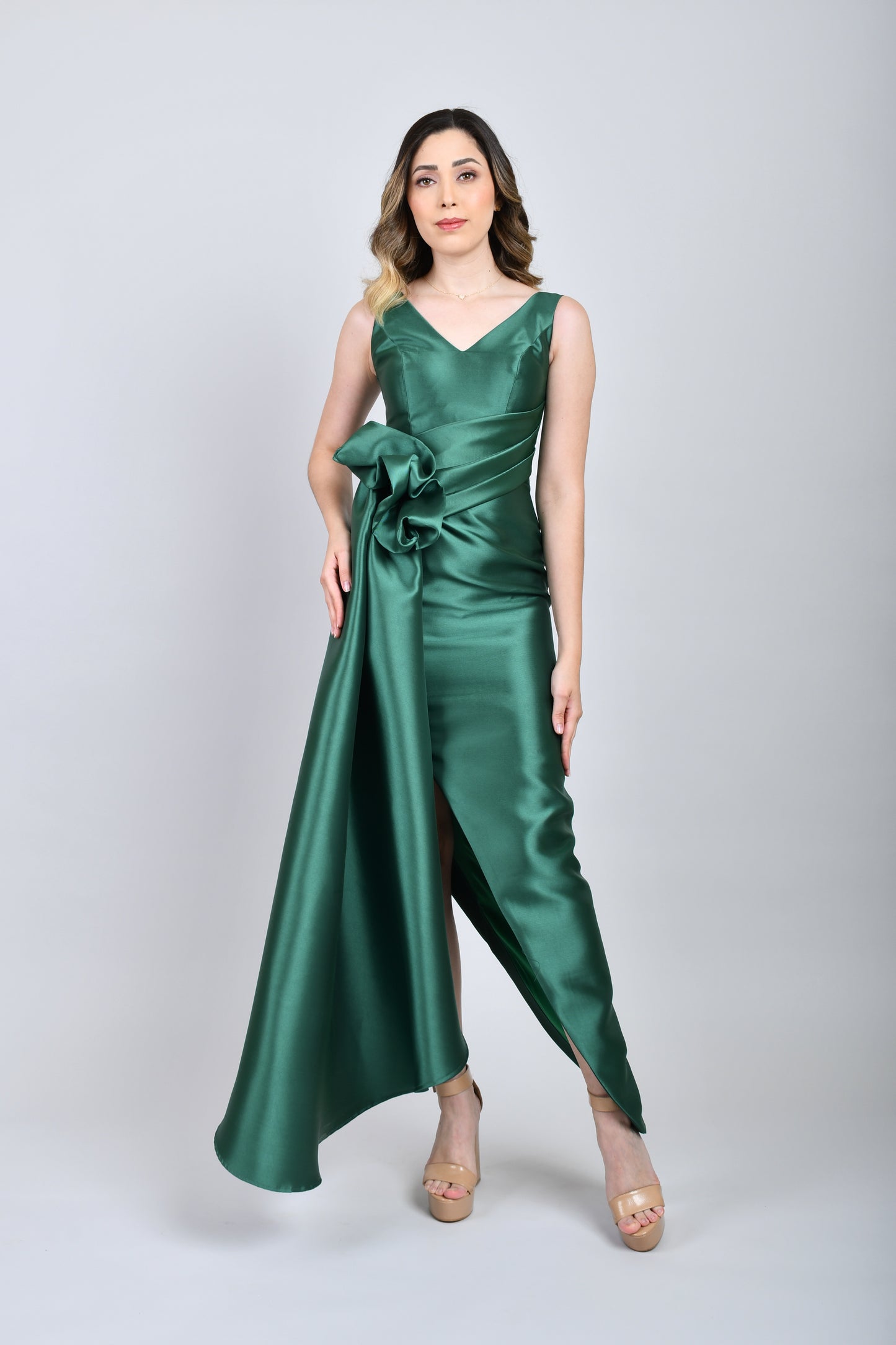 Eliane Green Dress