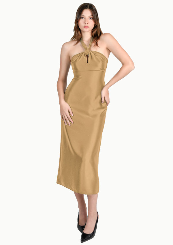Corina Gold Dress