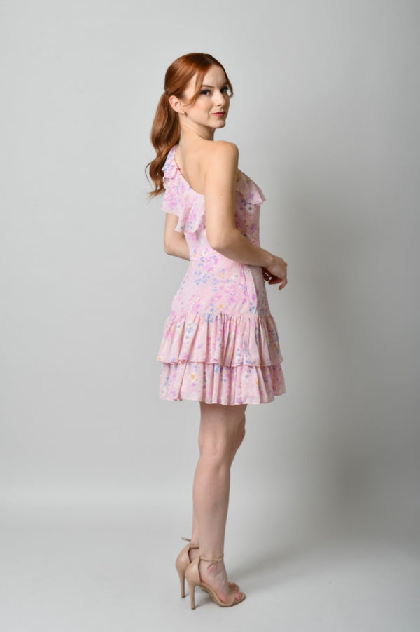 Jazmín Pink Floral Dress
