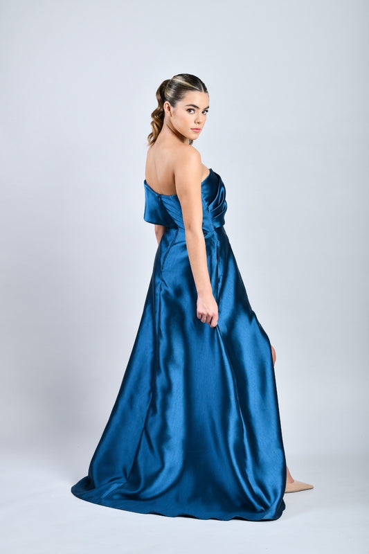 Arelis Petrol Dress