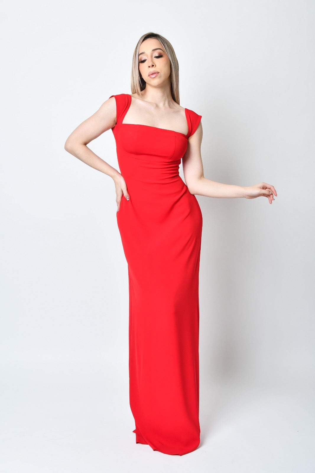 Cameron Red Dress