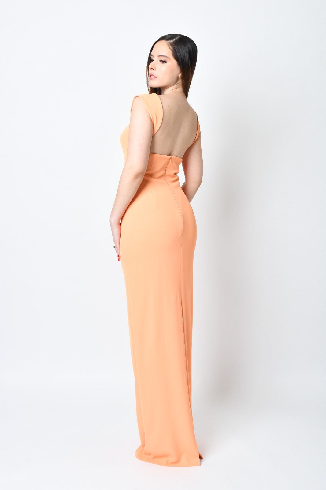 Cameron Orange Dress