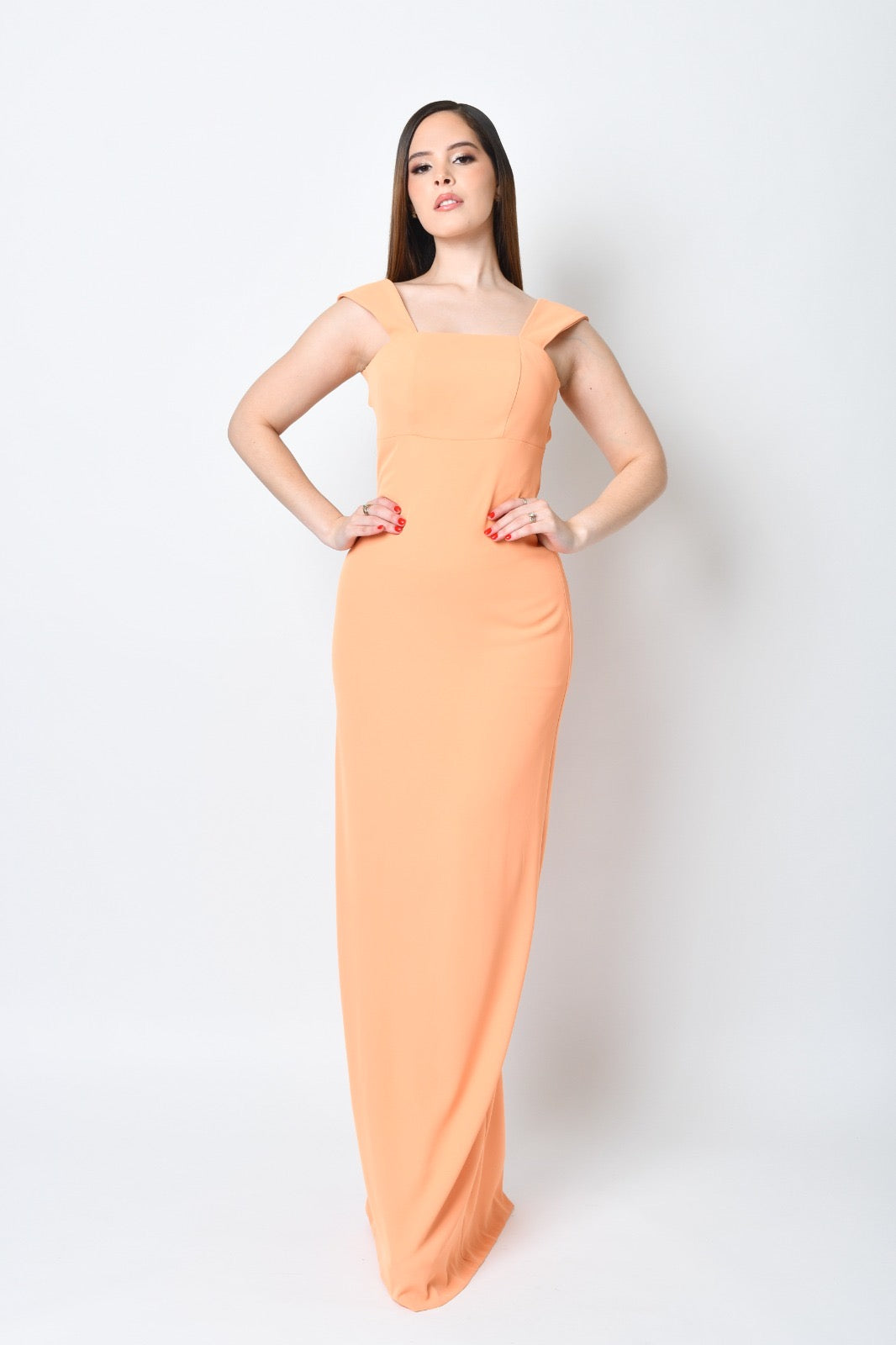 Cameron Orange Dress