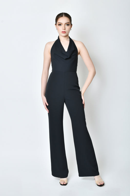 Barbara Black Jumpsuit
