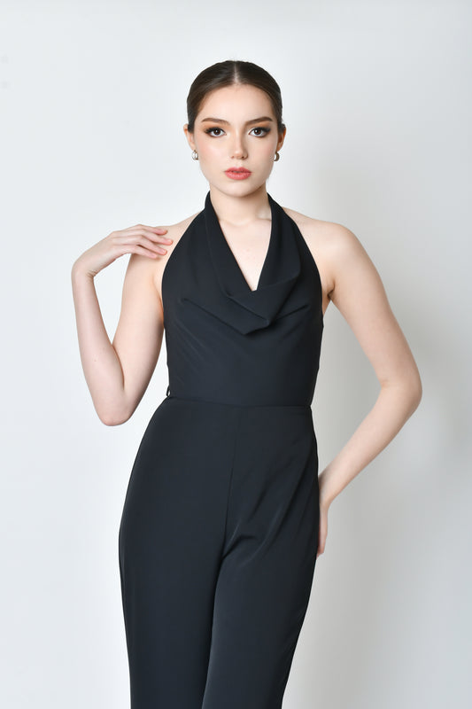 Barbara Black Jumpsuit