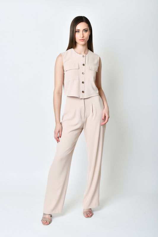 Brunella Beige Top