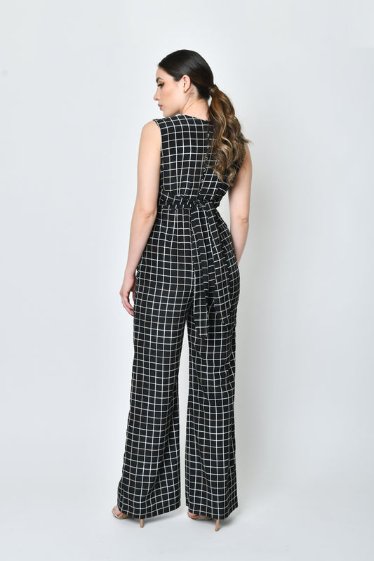 Estefanía  Black Jumpsuit