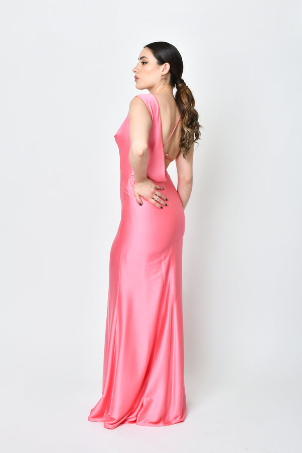Serena Coral Dress