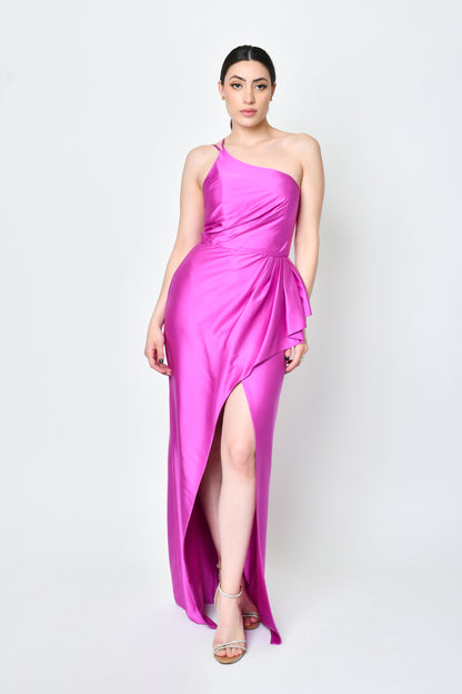 Zuhei Magenta Dress