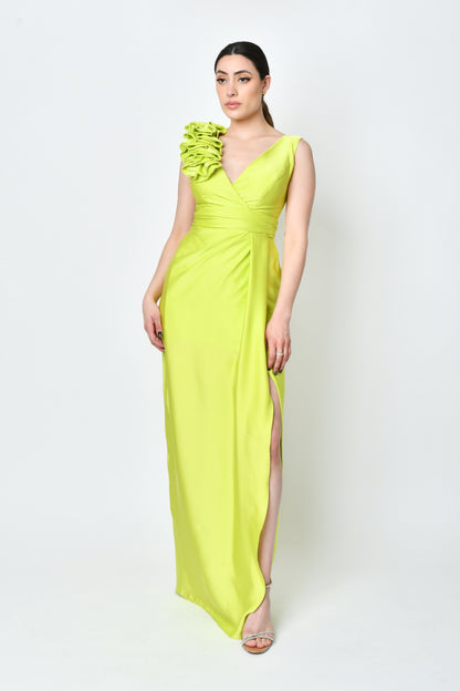 Lucinda Lime Dress
