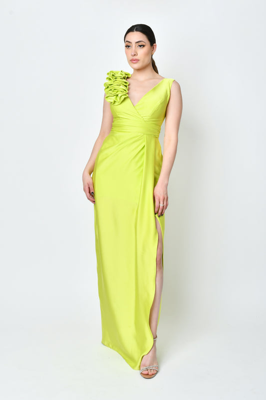 Lucinda Lime Dress