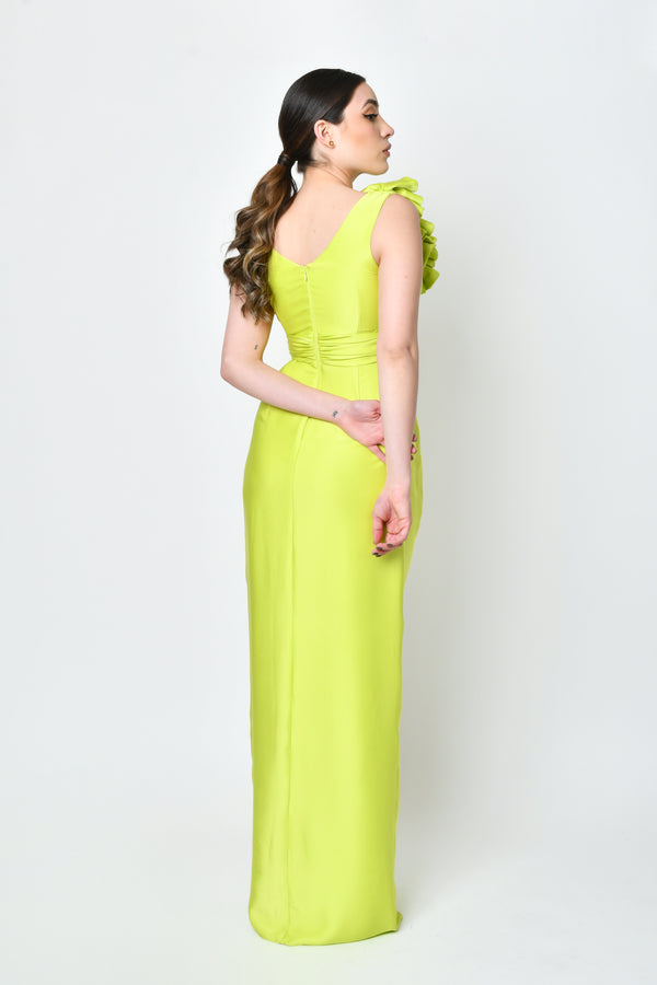 Ambrosse Lime Dress