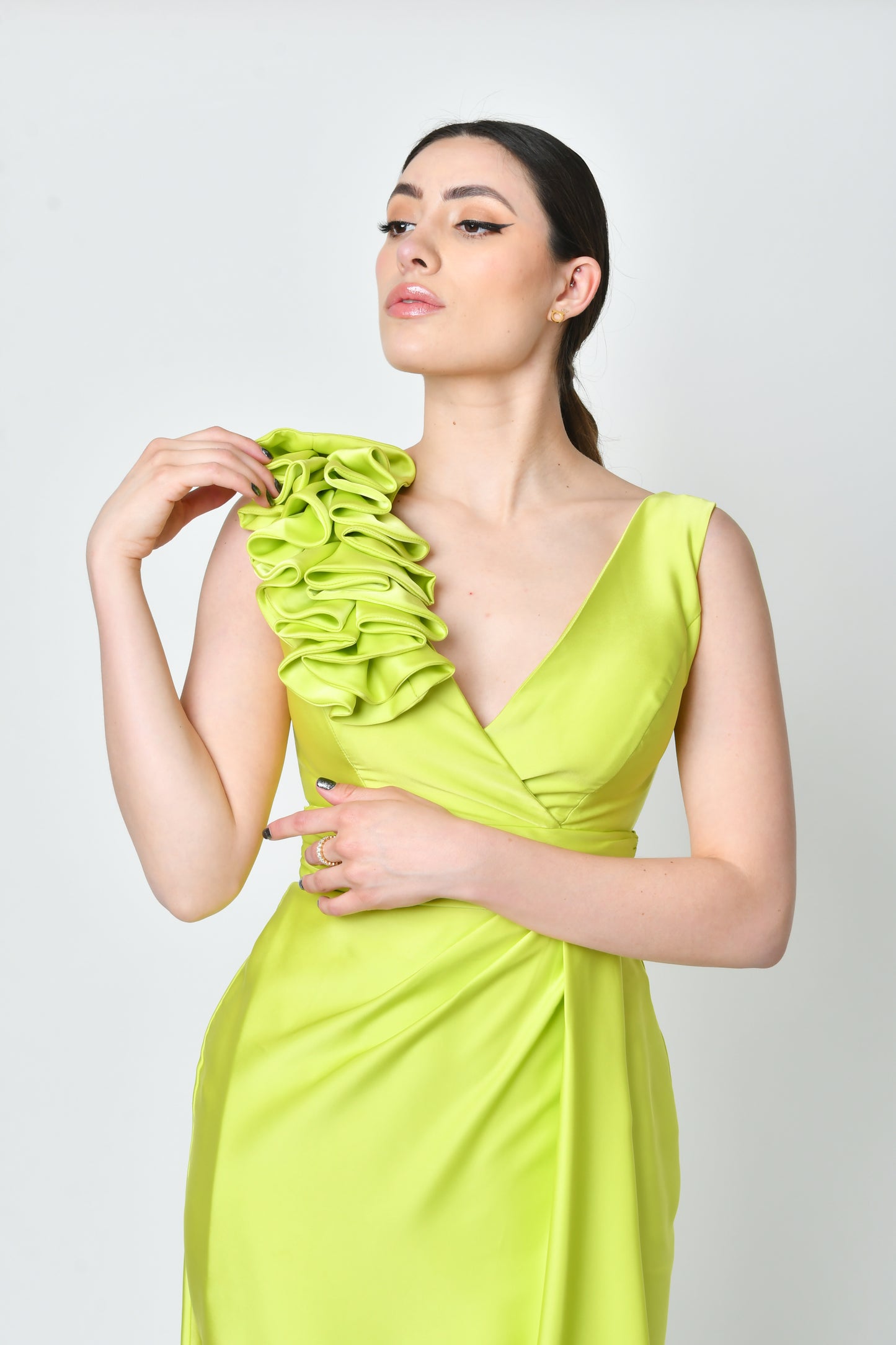 Lucinda Lime Dress