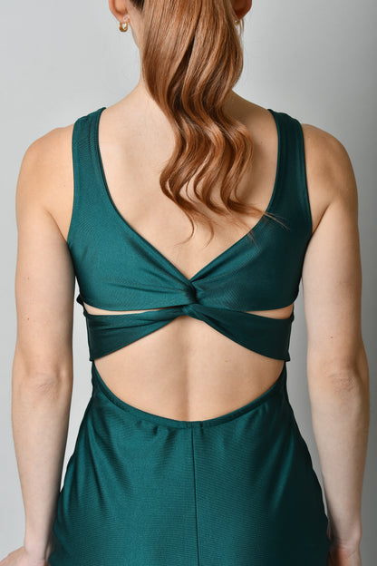 Dafne  Green Dress