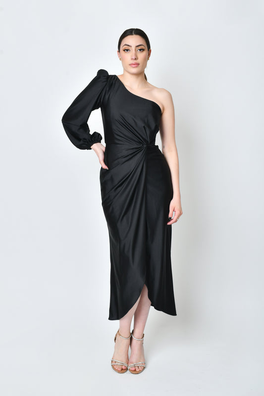 Alina Black Dress