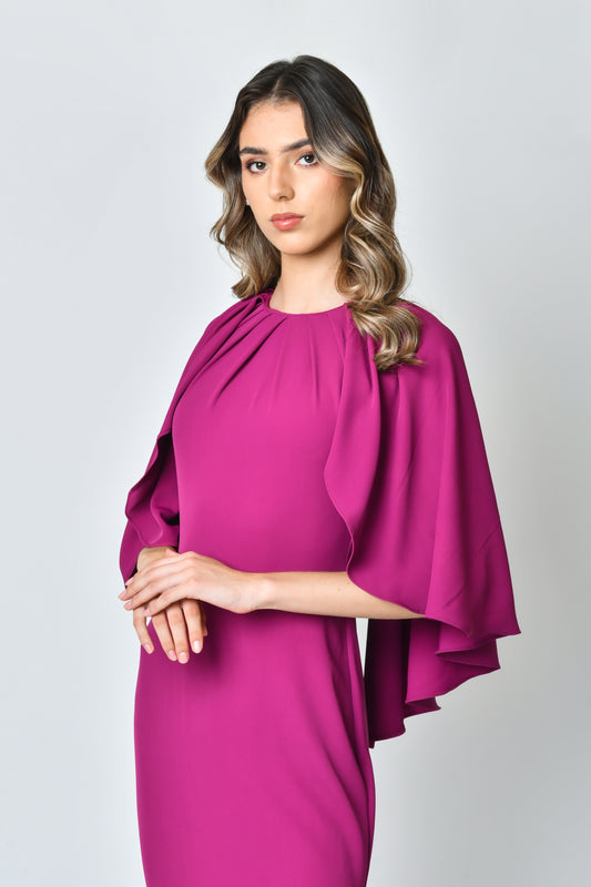 Caterina Magenta Dress