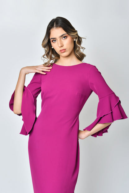Zoe Magenta Dress
