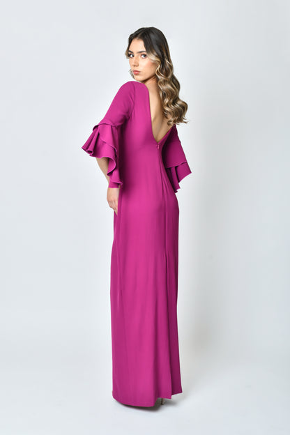 Zoe Magenta Dress