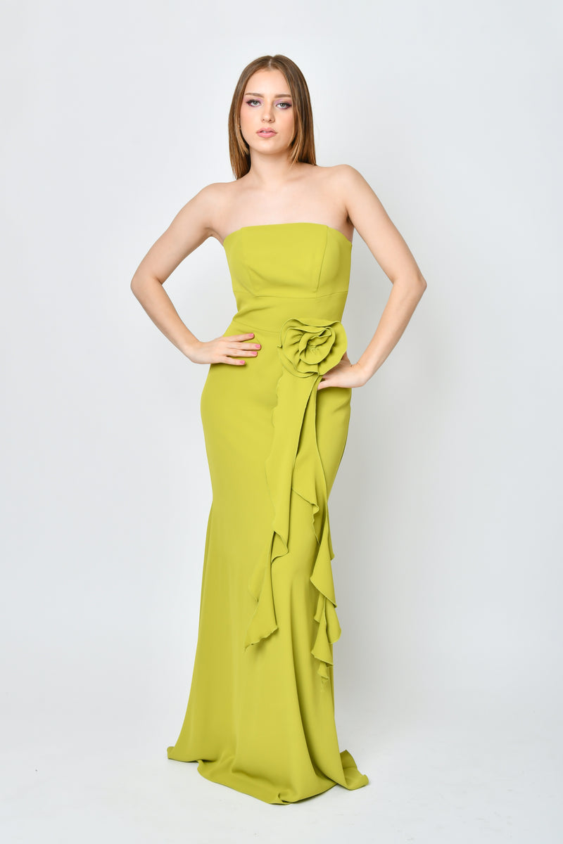 Katherine Lime Green Dress