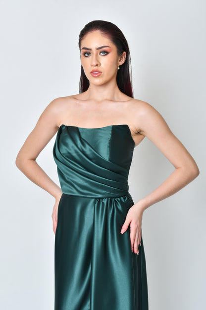 Romina Green Dress