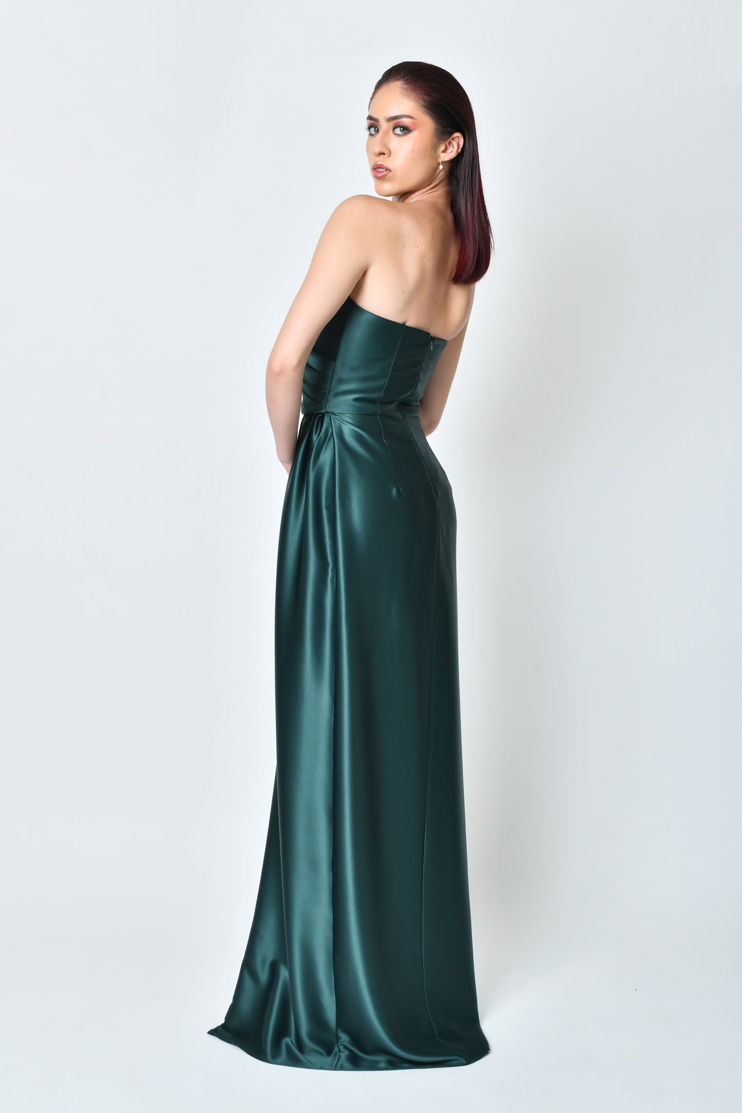 Romina Green Dress