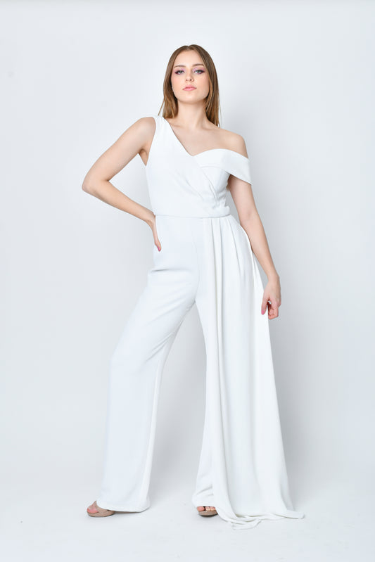 Connie White Jumpsuit
