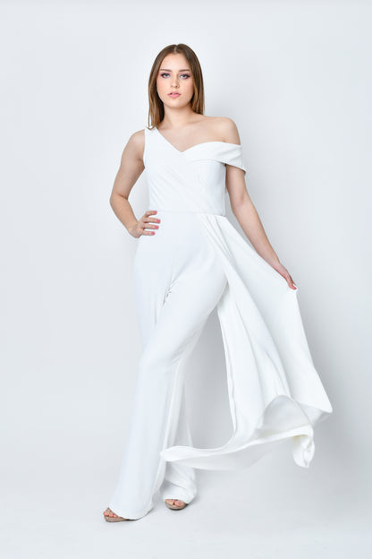 Connie White Jumpsuit
