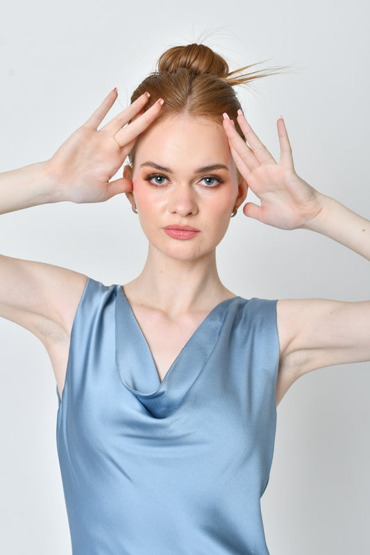 Lessy Baby Blue Dress