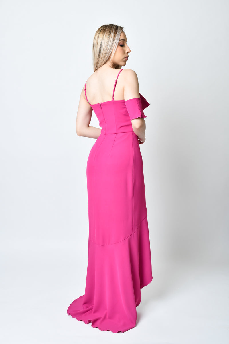 Valery Fuchsia Dress