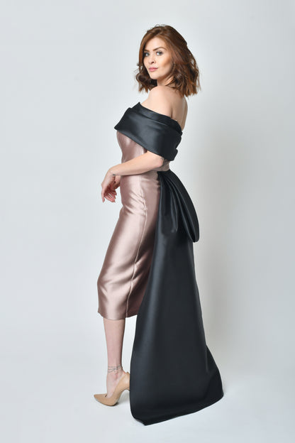Isabel Black and Brown Dress