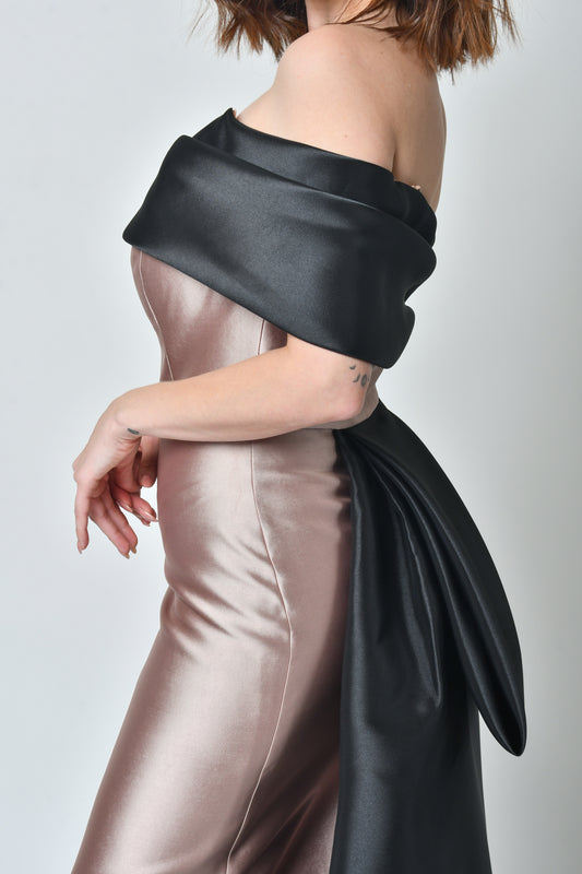 Isabel Black and Brown Dress