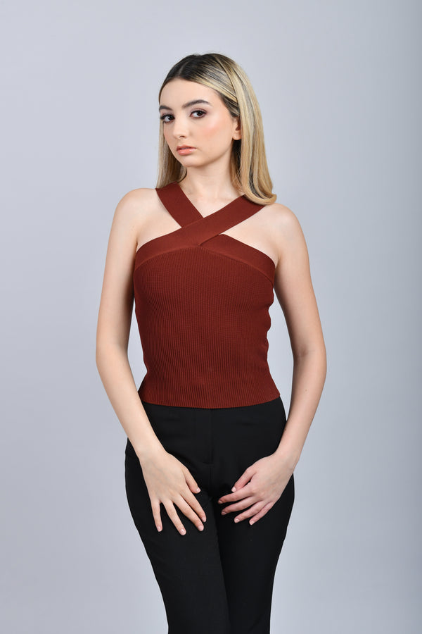 Mia mocha  top