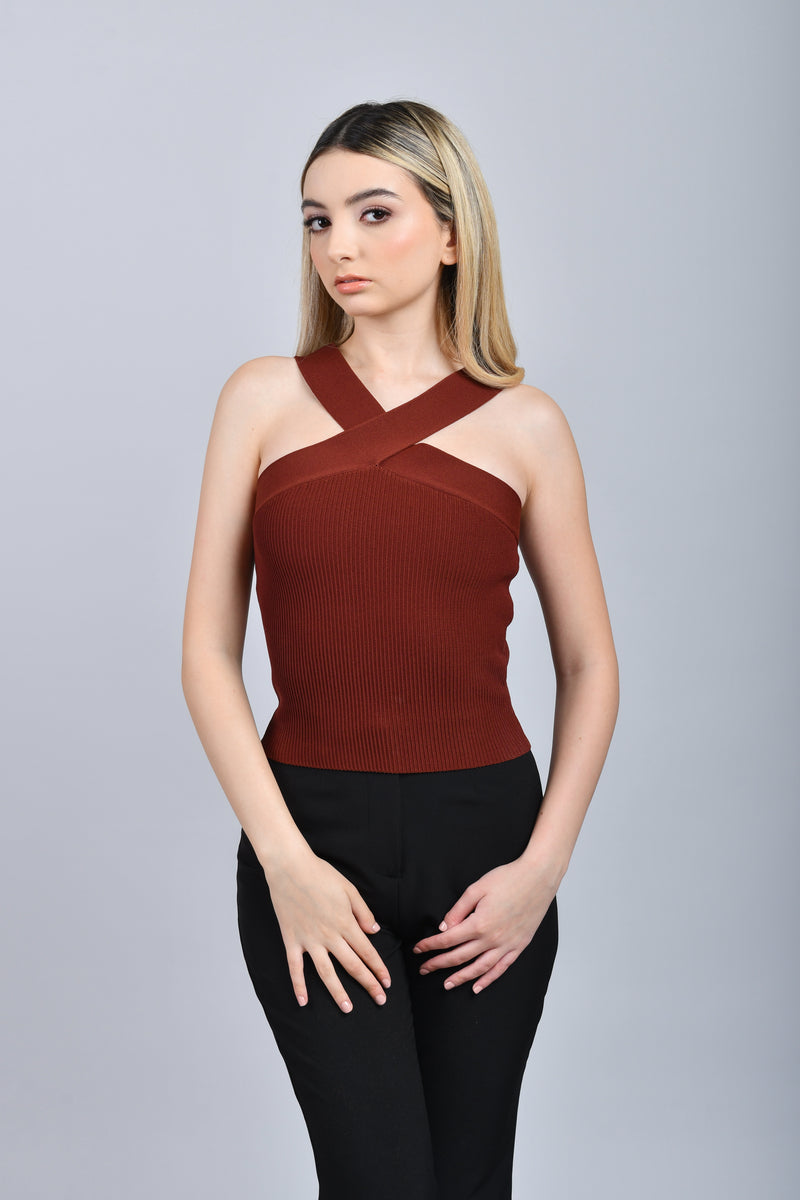 Mia mocha  top
