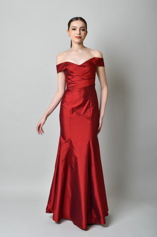 Rosmary Wine Dress