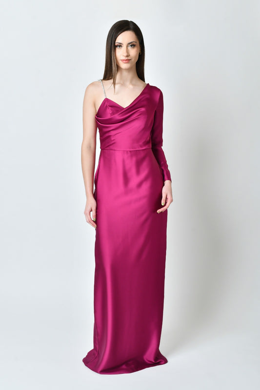 Kristal Magenta Dress