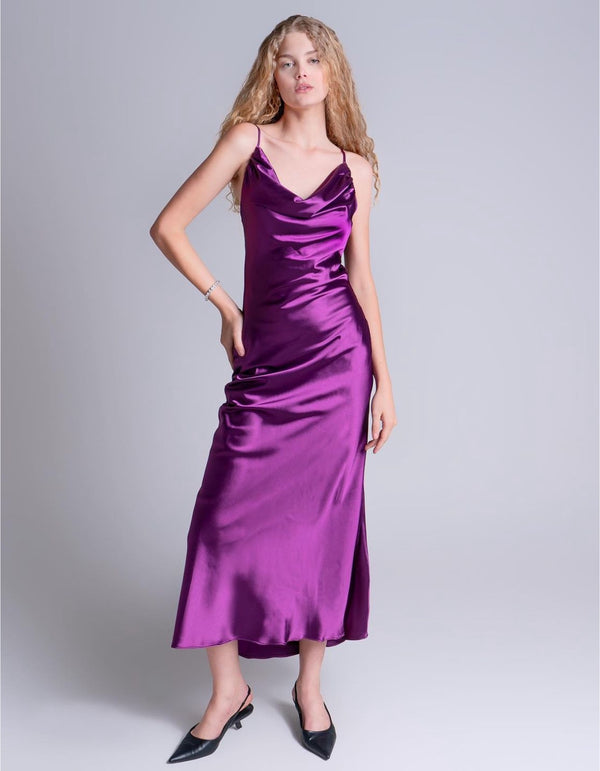 Sumara Purple Dress