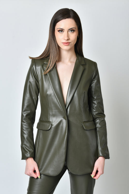 Aby Olive  Blazer