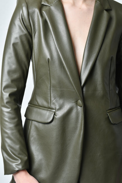 Aby Olive  Blazer