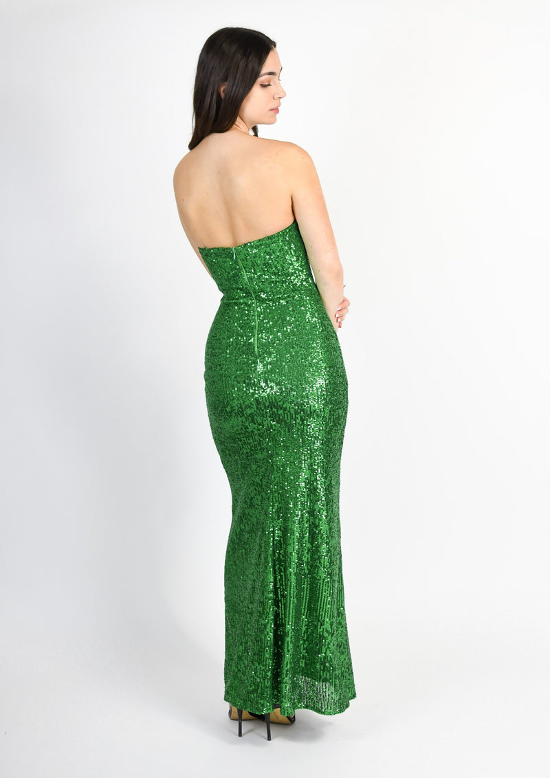 Riona Green Dress